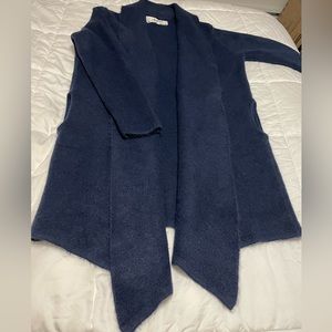 Oversized cardigan shacket with folded lapel and pockets cozy and warm
